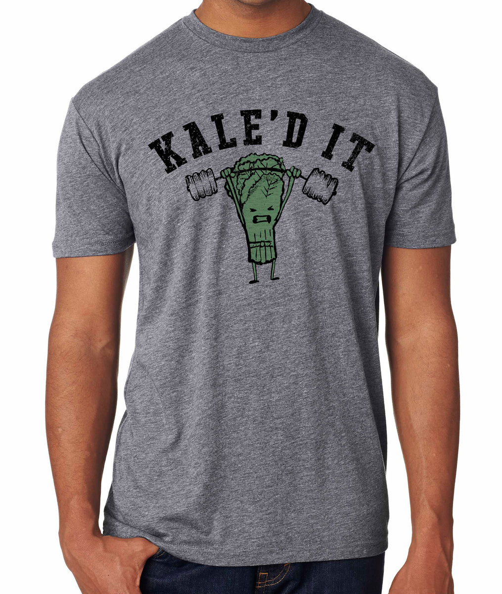 Kale d It unisex Crewneck Shirt Heather Grey Medium