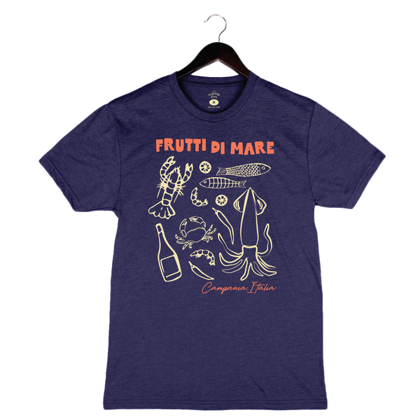 Frutti Di Mare - Unisex Crewneck Shirt - Navy