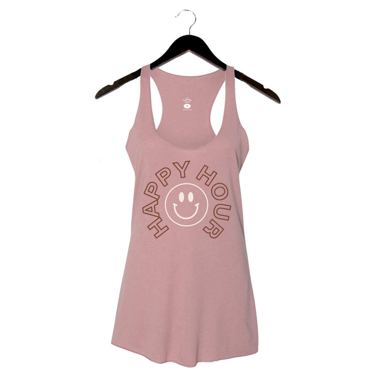 Happy Hour - Women's Racerback Tank - Mauve – Flavour Gallery