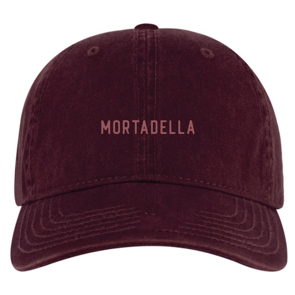 Mortadella - Dad Cap - Burgundy