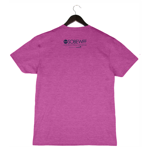 SOBEWFF 2025 - Unisex Crewneck Shirt - Rainbow - Magenta