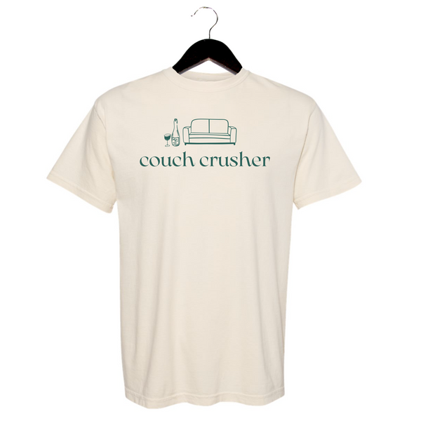 @SamanthaSommelier - Unisex Crewneck Shirt - Couch Crusher - Ivory