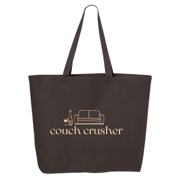 @SamanthaSommelier - Tote Bag - Couch Crusher - Charcoal