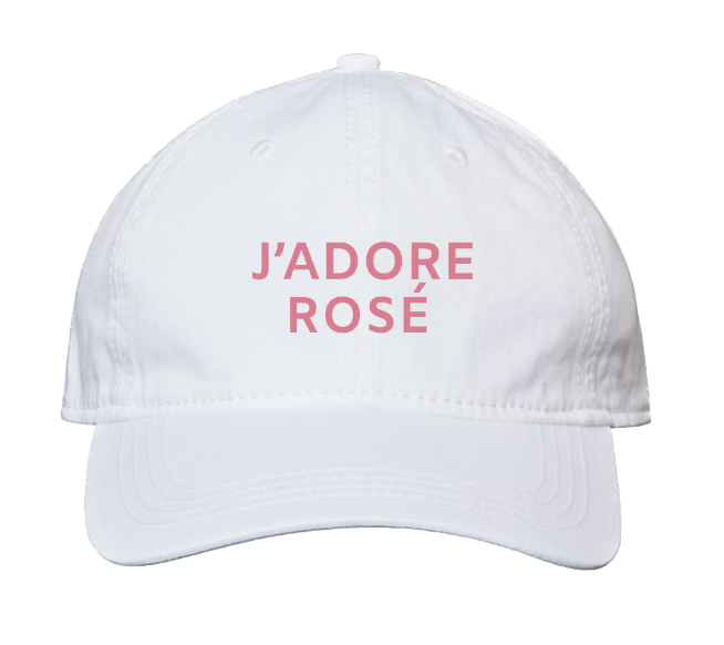 J'Adore Rosé - Dad Cap - White – Flavour Gallery